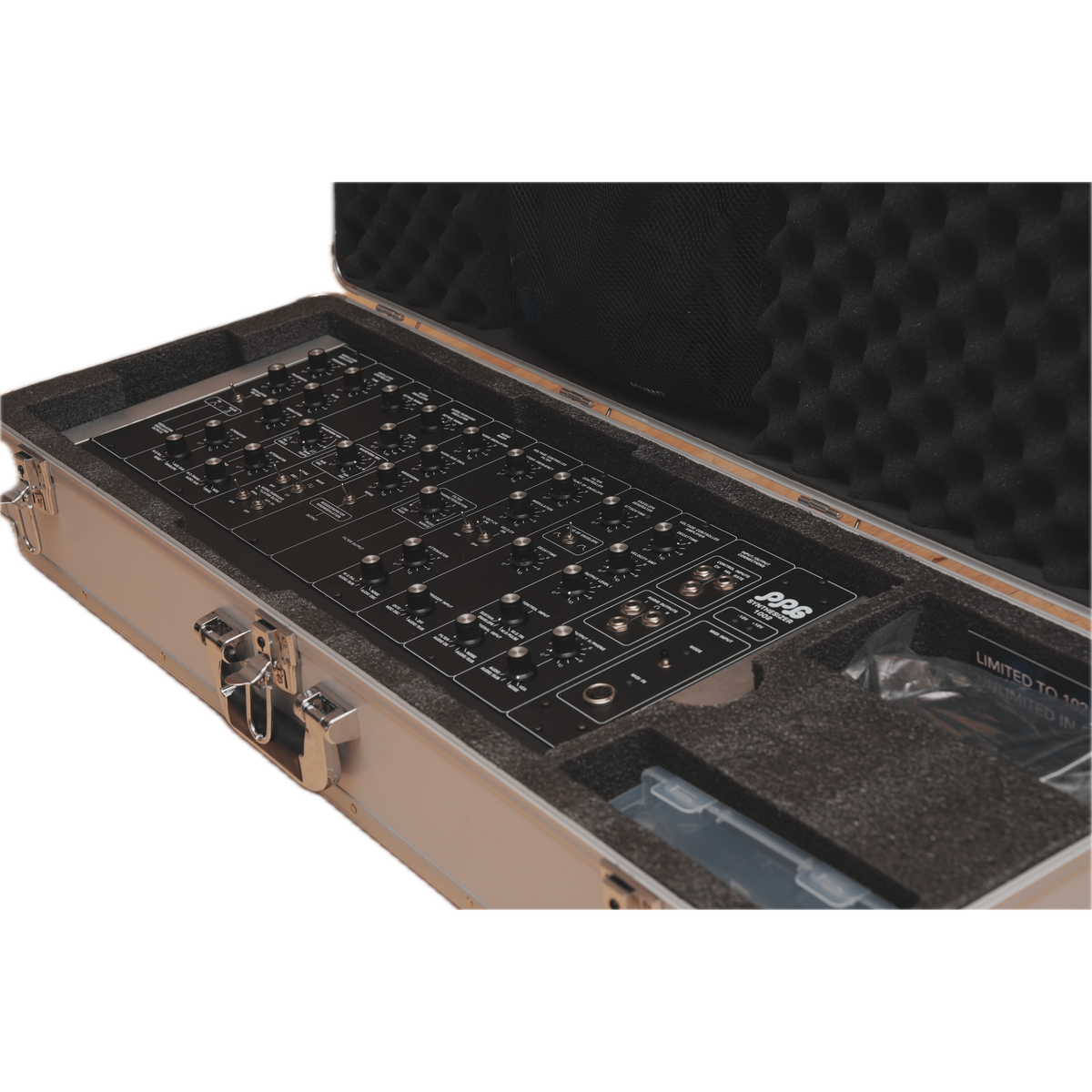 PPG 1002 Mk2 em flight case, pormenor oblíquo