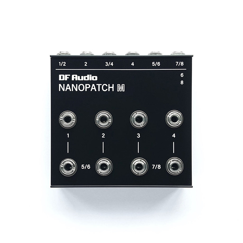 Patchbay compacta DF Audio Nanopatch M com fichas minijack