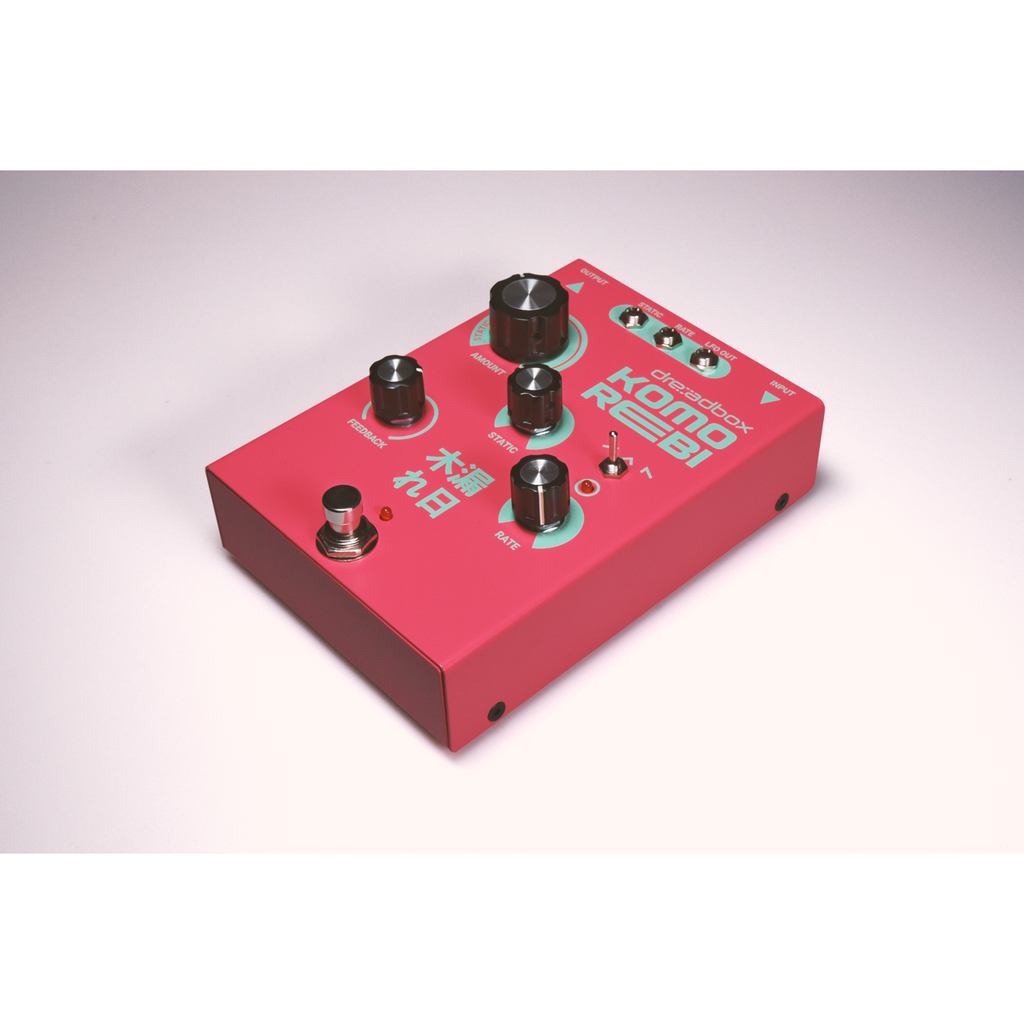 Pedal de chorus e flanger Dreadbox Komorebi, vista oblíqua do lado direito