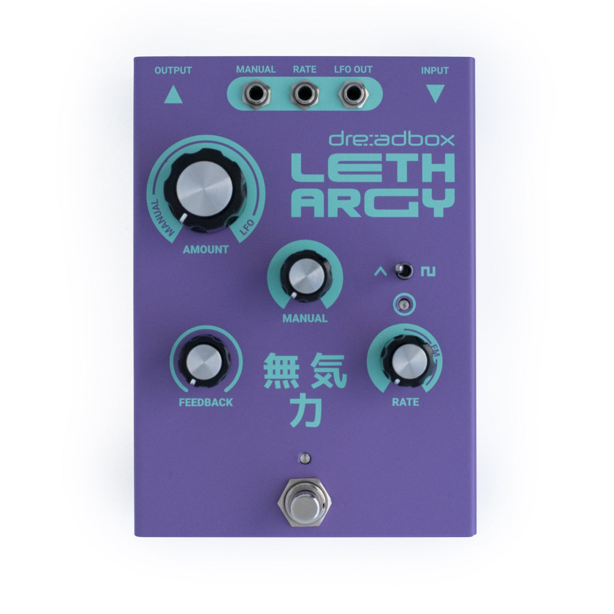 Pedal de phaser analógico de 8 estágios Dreadbox Lethargy