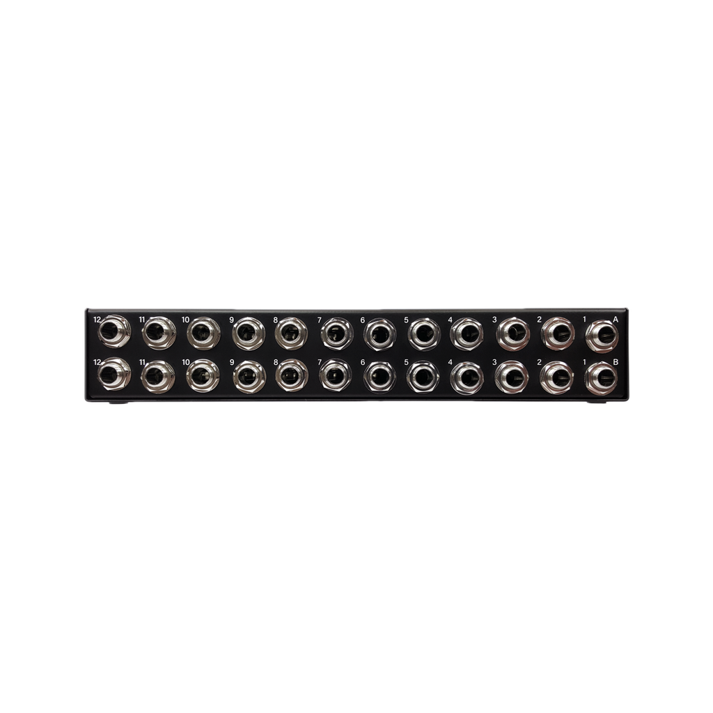 Patchbay DF Audio Minibay S24, painel traseiro