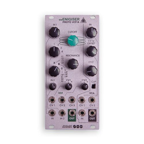 Módulo de filtro Eurorack swEnigiser Proto VCF/A, 12 HP
