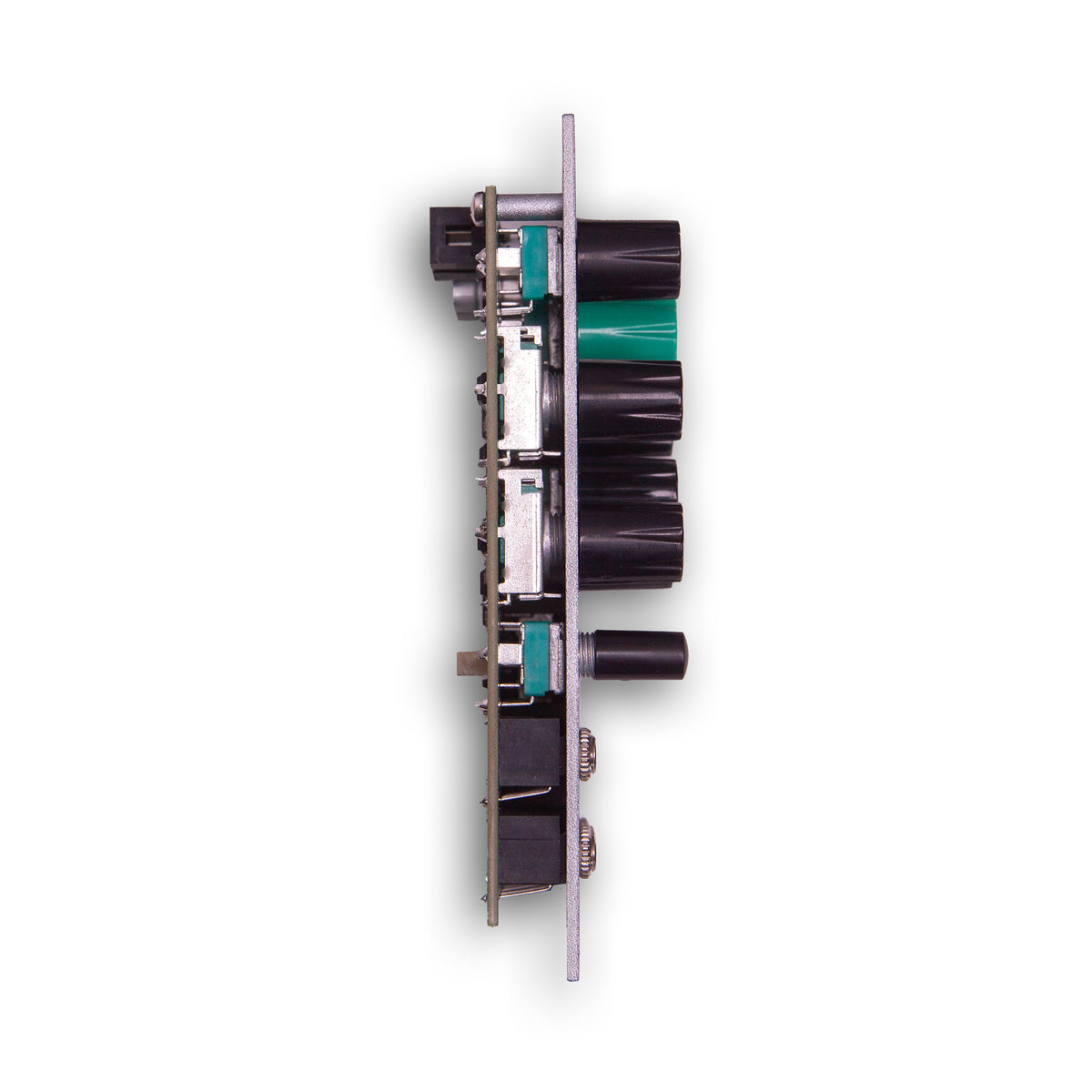 Módulo prateado swEnigiser Proto VCF/A, perfil lateral